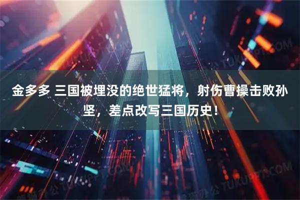 金多多 三国被埋没的绝世猛将，射伤曹操击败孙坚，差点改写三国历史！