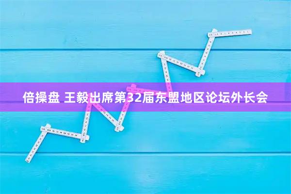 倍操盘 王毅出席第32届东盟地区论坛外长会