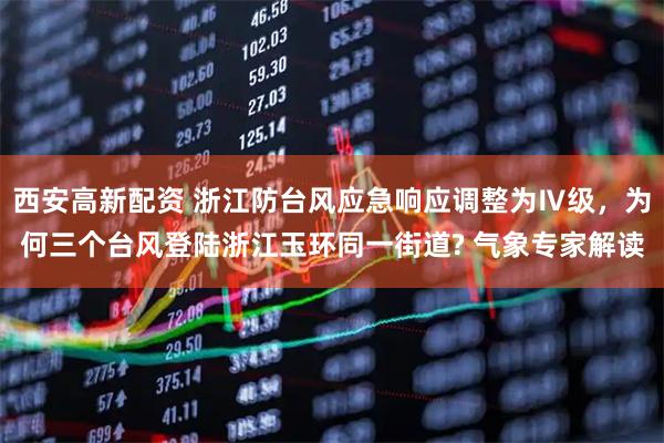 西安高新配资 浙江防台风应急响应调整为Ⅳ级，为何三个台风登陆浙江玉环同一街道? 气象专家解读